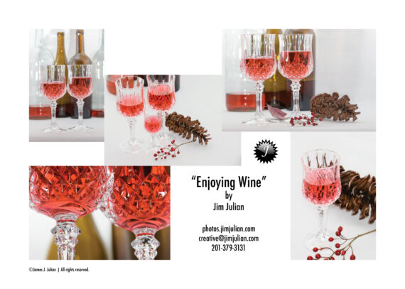 Enjoying Wine Photography Series Brochure